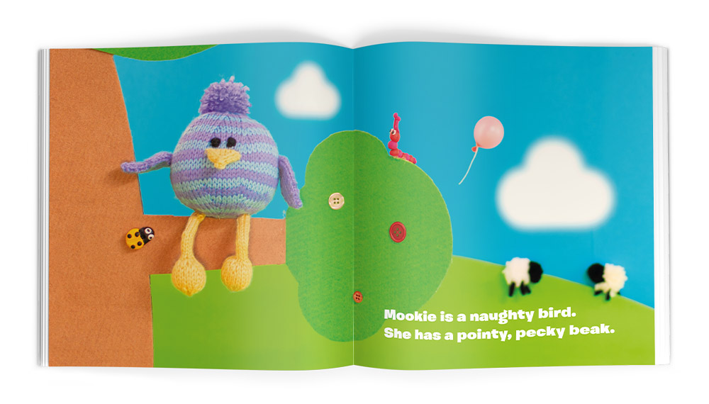 Woolly Tales - Mookie the Bird book detail